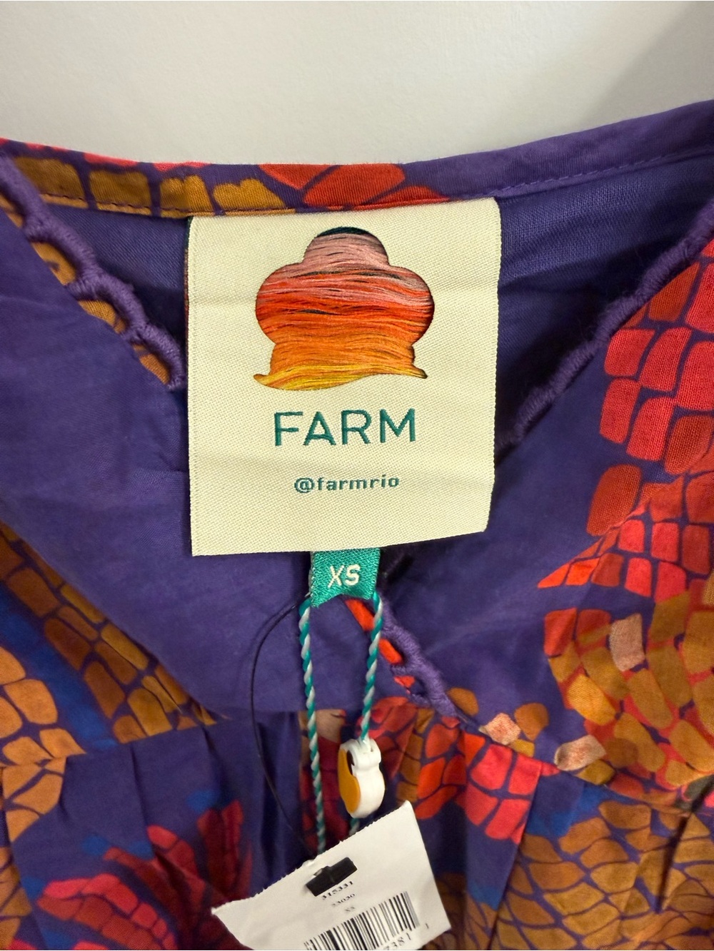 FARM Rio Forest Mosaic Maxi Dress Size XS - Picture 6 of 9